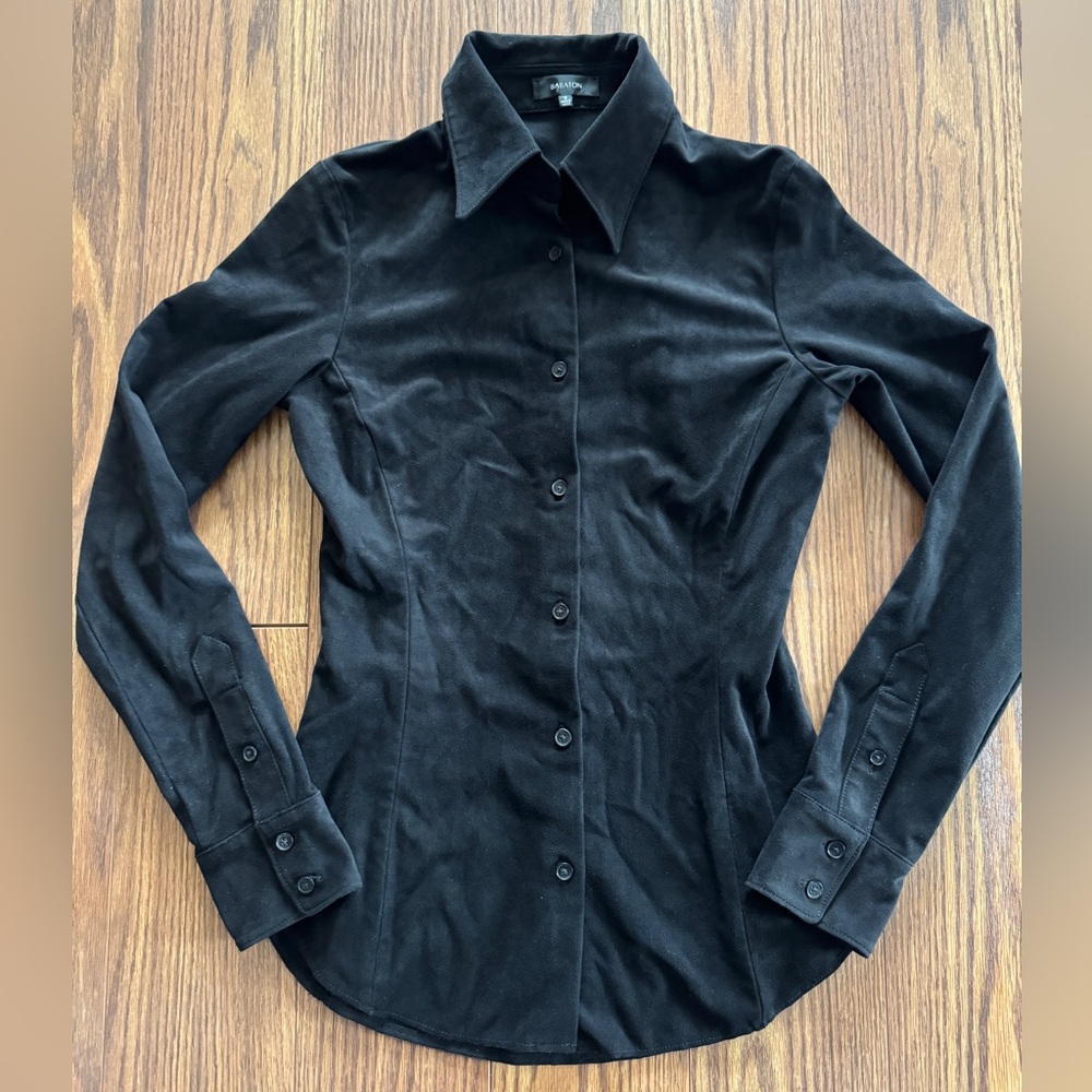 Aritzia Babaton Suede Button Down - LIKE NEW!